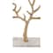 CosmoLiving by Cosmopolitan 10&#x22; Gold Marble Jewelry Stand